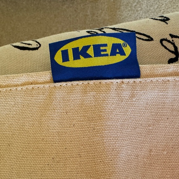 Ikea Spikrak Small 3 Gallon Canvas Tote Bag Set of 4 NEW - Picture 4 of 4